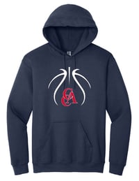 Navy Basketball Hoodie