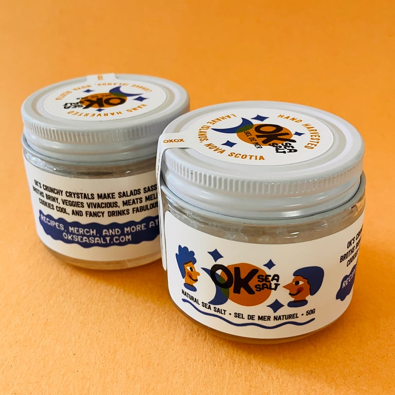 Natural Sea Salt Jars