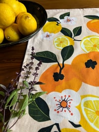Image 4 of Persimmon Lemon Tea Towel