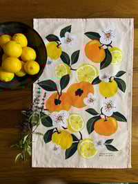 Image 2 of Persimmon Lemon Tea Towel