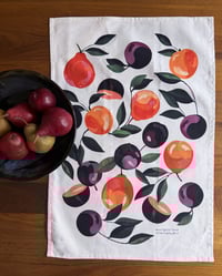 Image 2 of Pear Plum Tea Towel