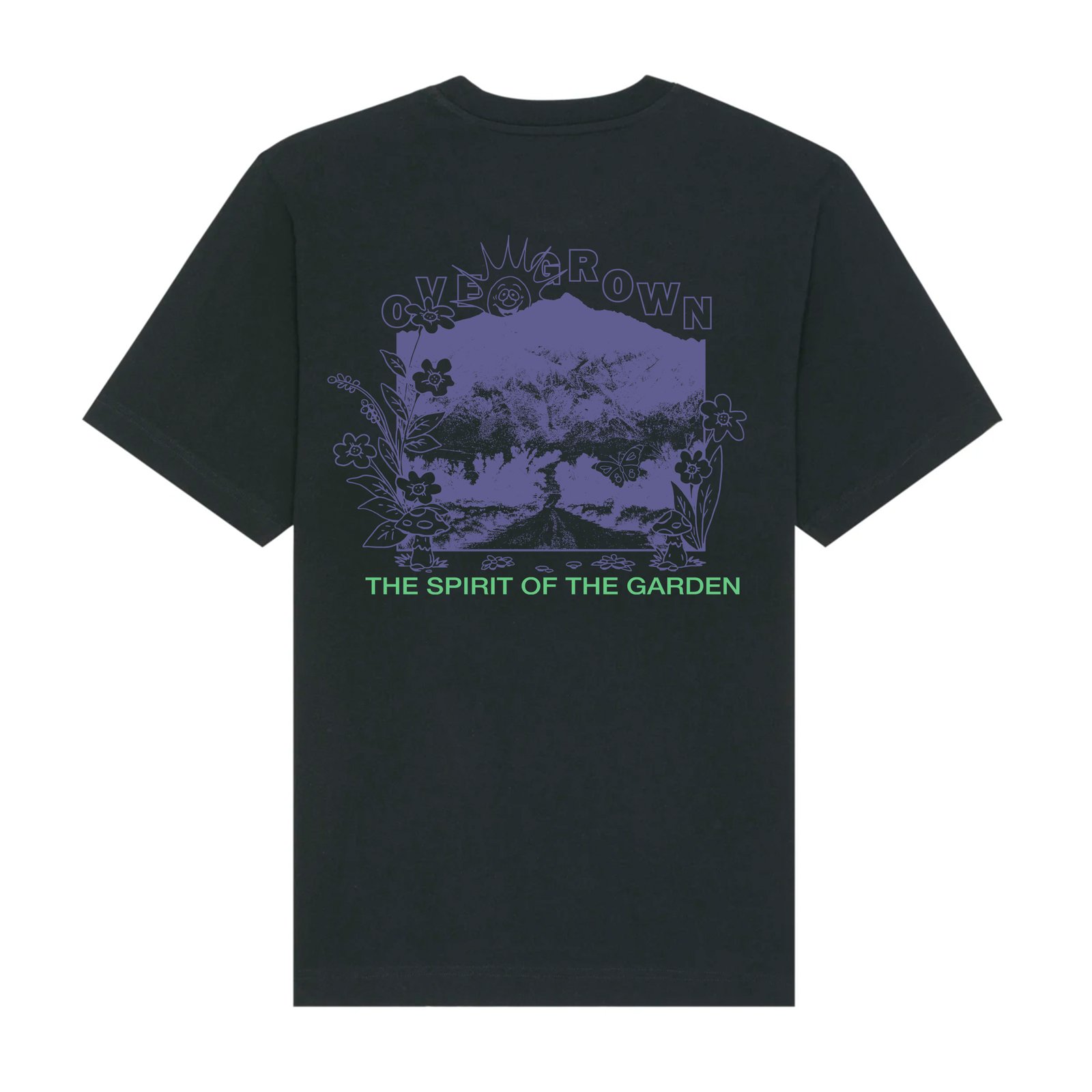 The Garden' Tee in Black | Overgrown.Co
