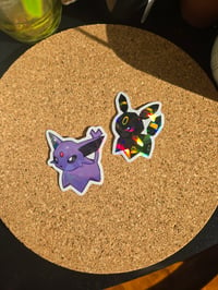 Image 3 of Low poly Eeveelution stickers