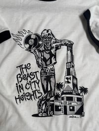 Image 1 of Beast In City Heights White/Black Ringer T-Shirt