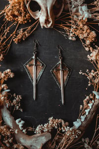 Image 3 of Kite Shields and Swords earrings