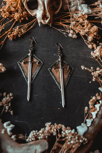 Image 4 of Kite Shields and Swords earrings