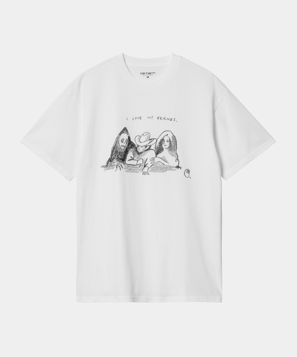 CARHARTT WIP | S/S PEPE FRIENDS T-SHIRT WHITE 半袖Tシャツ CARHARTT WIP_FRIENDS (PEPE) TEE :::WHITE::: | SILO
