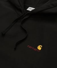 Image 4 of CARHARTT WIP_AMERICAN SCRIPT HOODIE :::BLACK:::