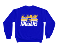 #012  St Joachim Trojans 2025 - Royal Blue Crewneck