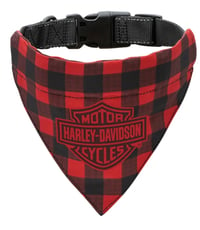 HD Holiday Plaid Pet Bandana - Large