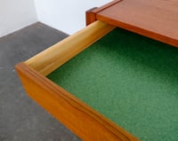 Image 5 of Teak Side Table / Office Cart on Casters