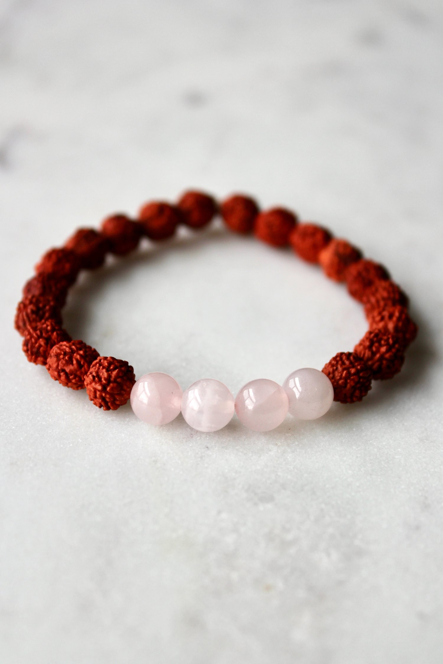 Image of Rose Quartz Wrist Mala