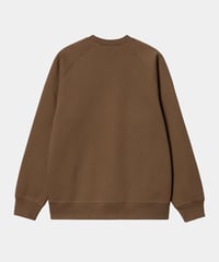 Image 2 of CARHARTT WIP_CHASE SWEATSHIRT :::CHOCOLATE:::