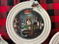 Image 1 of Man cave rope coasters