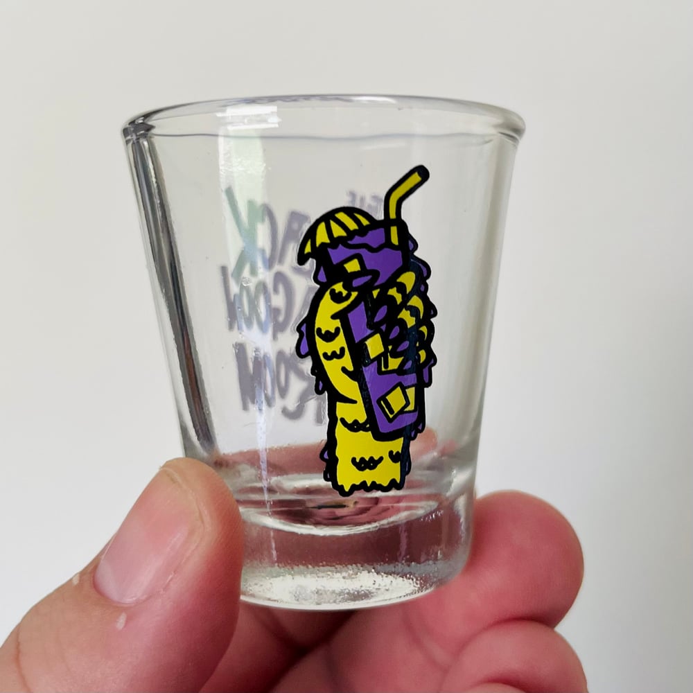 THIRSTY CREATURE Black Lagoon Room Logo 2 oz Shot Glass