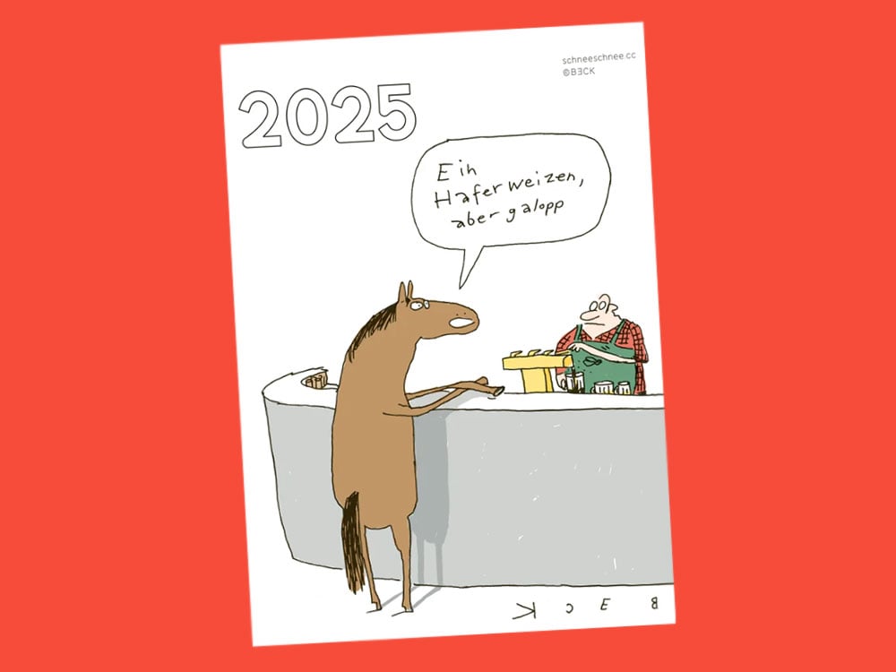 Image of KALENDER Beck Cartoon 2025