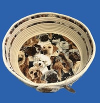 Image 1 of Handmade rope basket, dogs