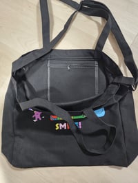 Image 3 of **B-GRADE** Smiling Friends Shoulder Tote Bag