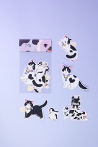 Image 1 of Milk cats sticker set