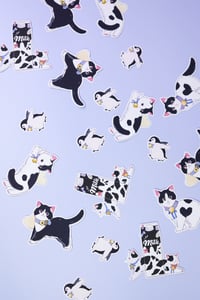 Image 2 of Milk cats sticker set