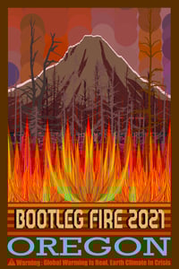 Image 1 of Bootleg Fire 2021 Oregon Poster