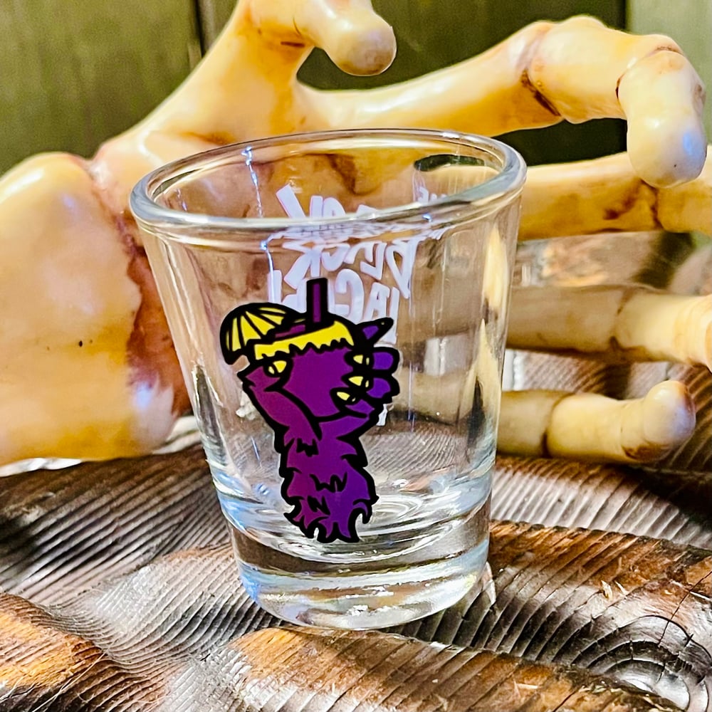 PINA COLADA WOLFMAN 2oz Black Lagoon Room Logo Shot Glass