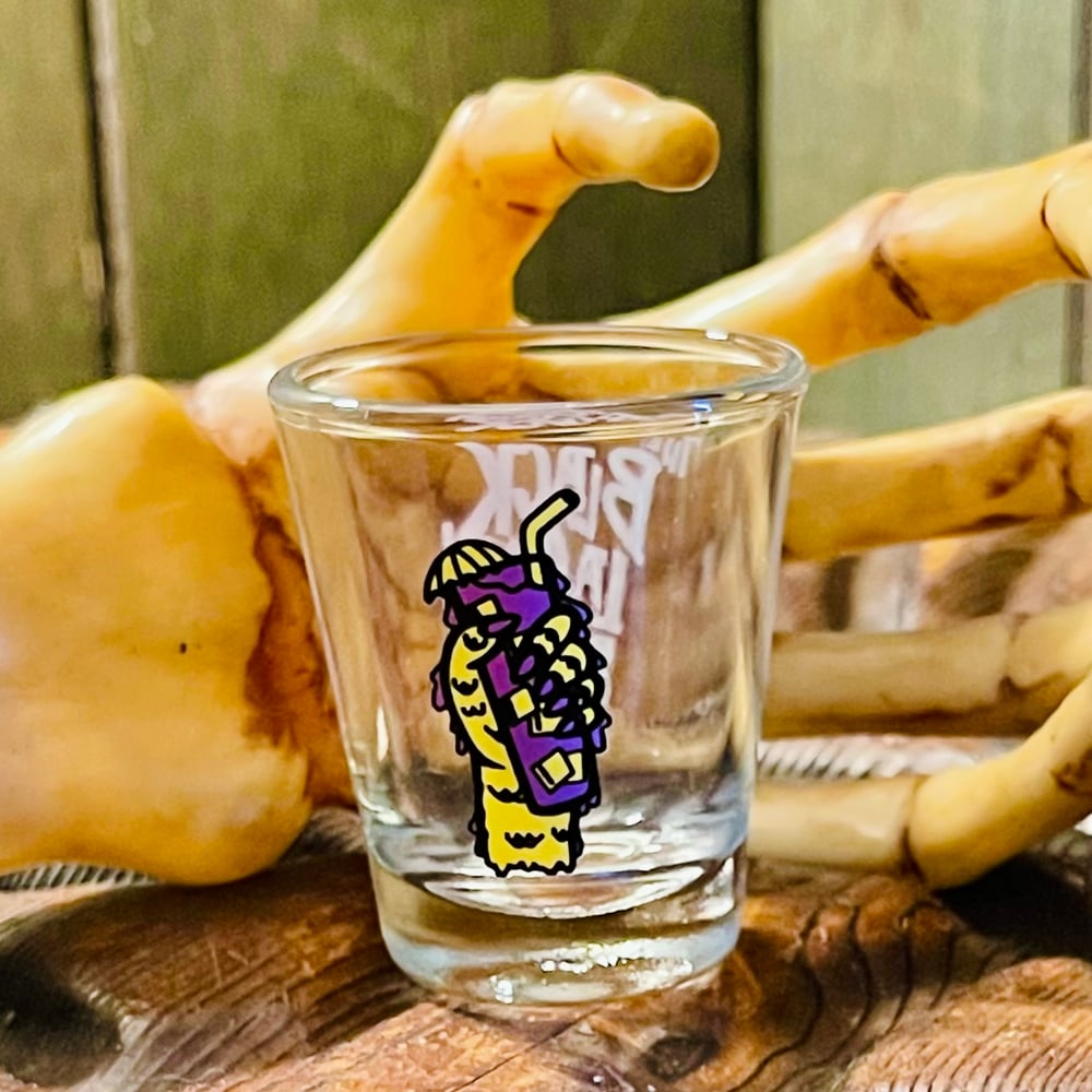 THIRSTY CREATURE Black Lagoon Room Logo 2 oz Shot Glass