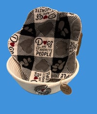 Image 2 of Handmade rope basket w/koozie, 
