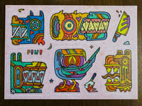 Feral Friends Sticker Sheet