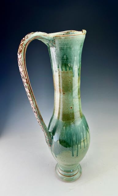 Image of Tall pedistalled pitcher (WBSM/JJF/CASH)