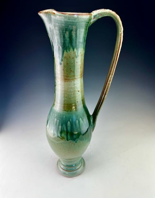 Image of Tall pedistalled pitcher (WBSM/JJF/CASH)