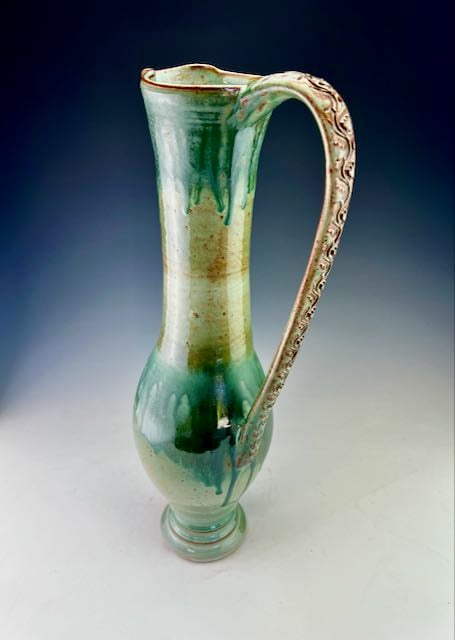 Image of Tall pedistalled pitcher (WBSM/JJF/CASH)