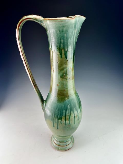 Image of Tall pedistalled pitcher (WBSM/JJF/CASH)