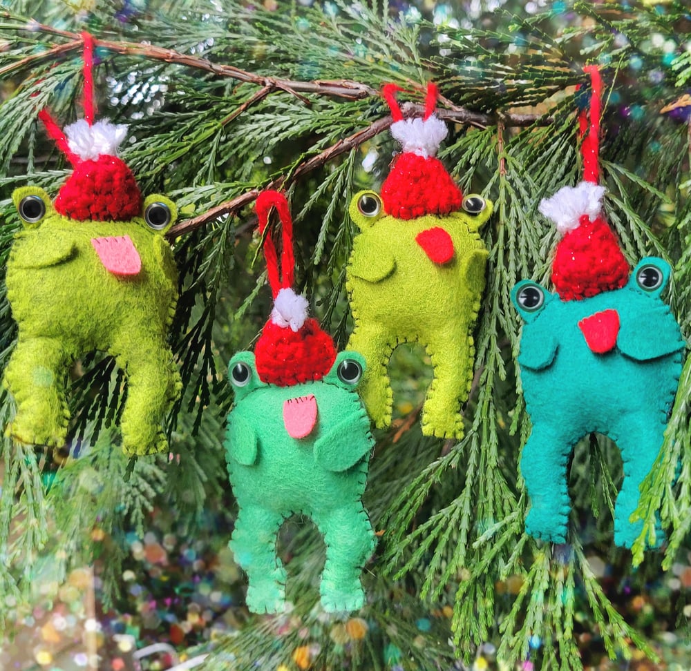 Yuletide Frog Ornament Pre-Order