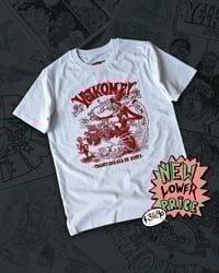 Image 1 of Transylvania or Bust! T-shirt + Button