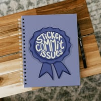 Image 1 of Sticker Commitment Issues Sticker Book
