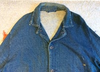 Image 2 of 45 rpm indigo dyed woven cotton blazer/cardigan, size 2 (fits L/XL)