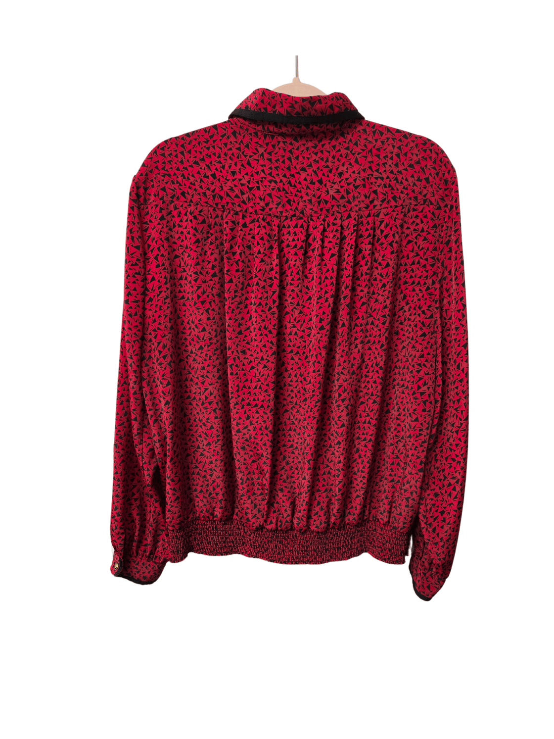 Image of Red/Black Size 16 Blouse