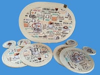 Image 1 of Handmade rope trivet and coasters