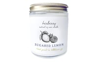 SUGARED LEMON. Soy Candle.