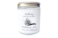VANILLA + FIG. Soy Candle.
