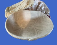 Image 2 of Handmade round rope bread proofing basket