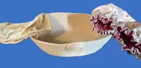 Image 1 of Handmade round rope bread proofing basket