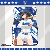 Image 2 of Dodgers x Waifus / CAR MATS 