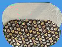 Image 1 of Handmade rope dog mat w/pad