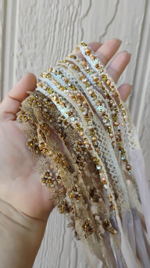 Image of Beaded stars Tiebacks