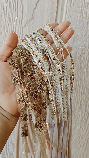 Image of Beaded stars Tiebacks