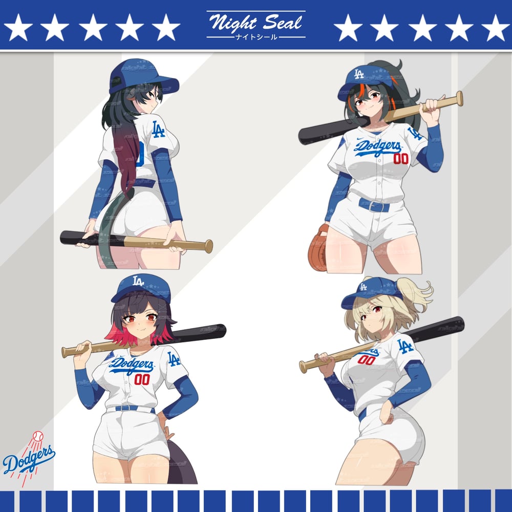 Image of Dodgers x Waifus / Stickers