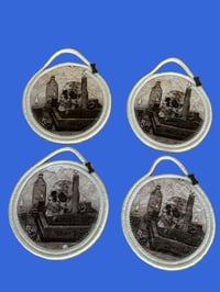 Image 1 of Handmade rope Halloween coasters