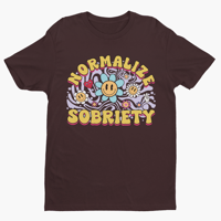 Image 2 of Normalize Sobriety | Recovery Shirt